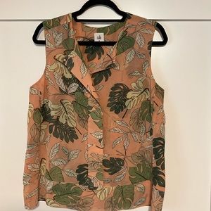 Cabi tropical print top